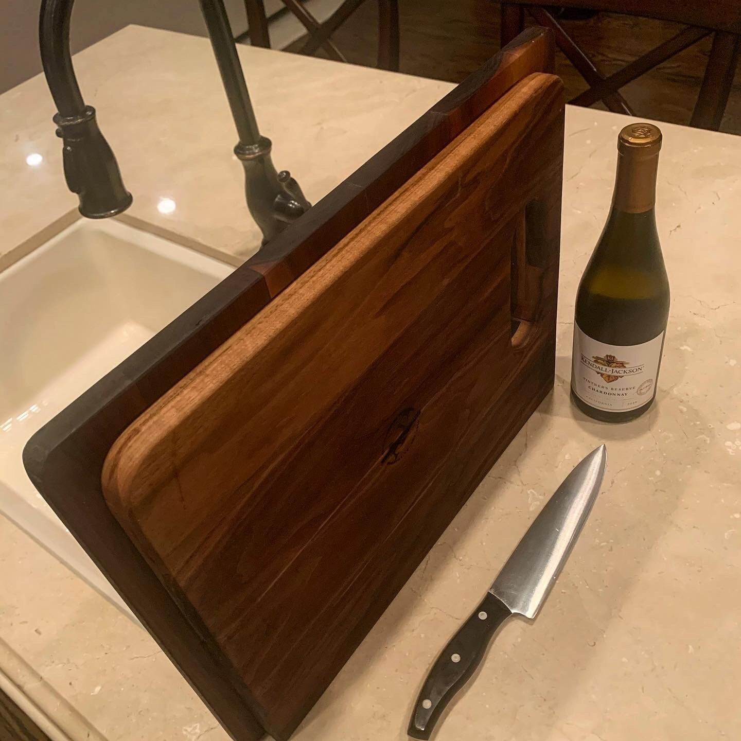 Sink In-Lay Cutting Board ~ Walnut ~ Custom