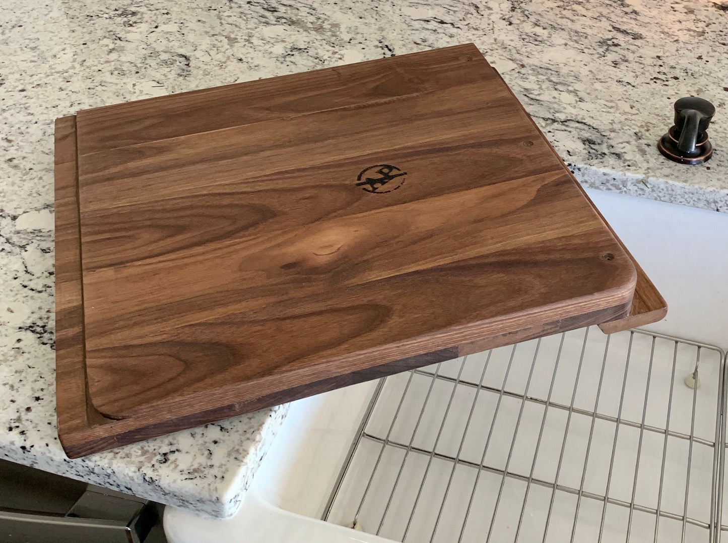 Sink In-Lay Cutting Board ~ Walnut ~ Custom